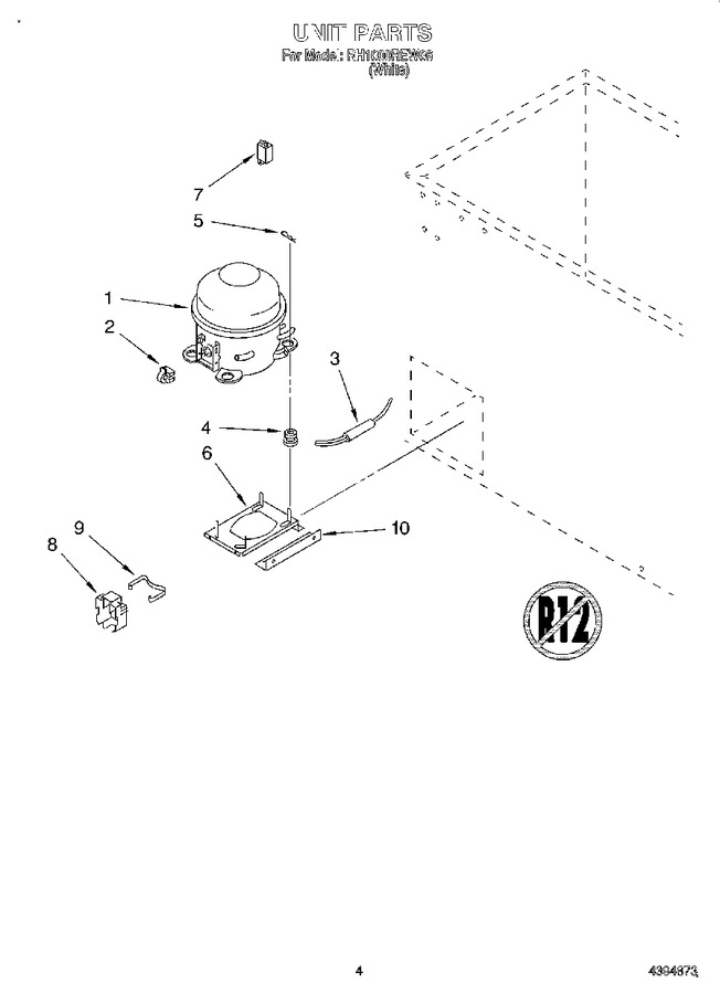 Diagram for RH1000REW06