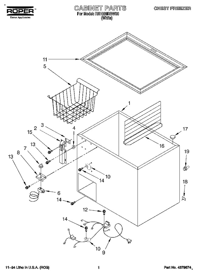 Diagram for RH1099RBW00