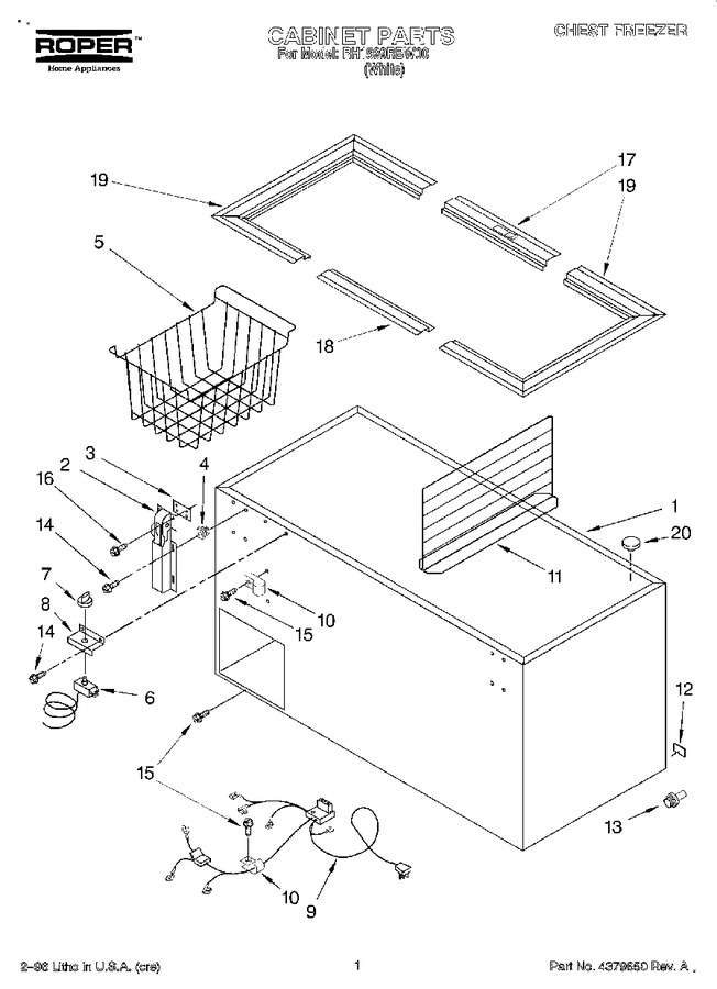 Diagram for RH1599RBW00