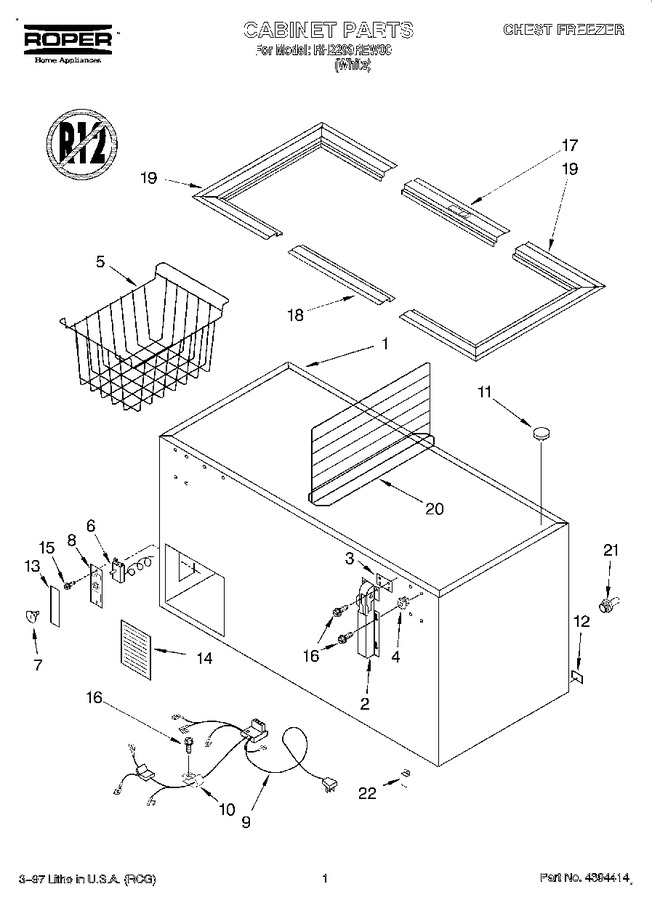 Diagram for RH2299REW00