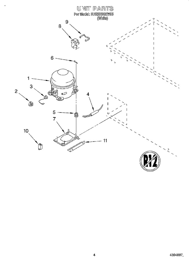 Diagram for RH2299REW06