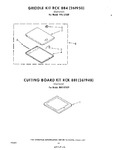 Diagram for 11 - Grille Rck 884 (261950) , Cutting Board