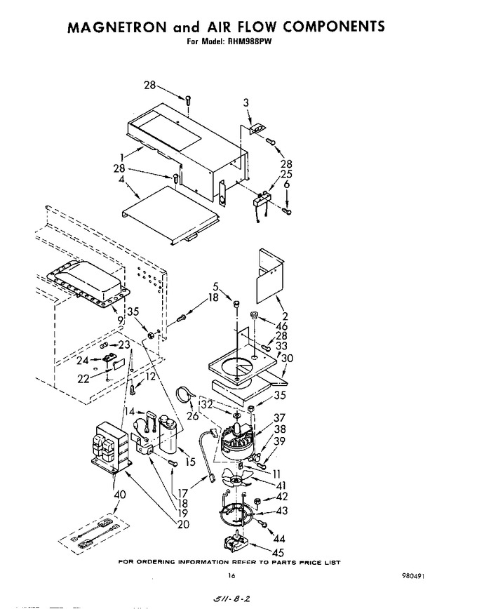 Diagram for RHM988PW