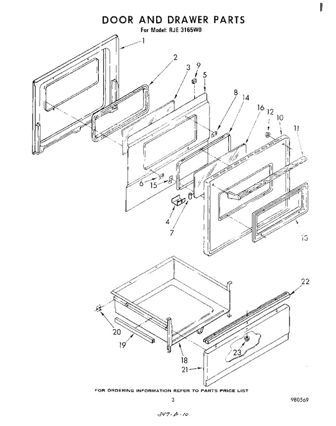 Diagram for RJE3165W0