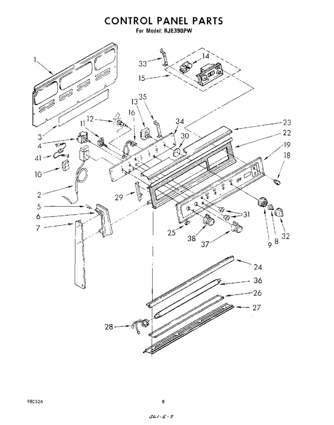 Diagram for RJE390PW