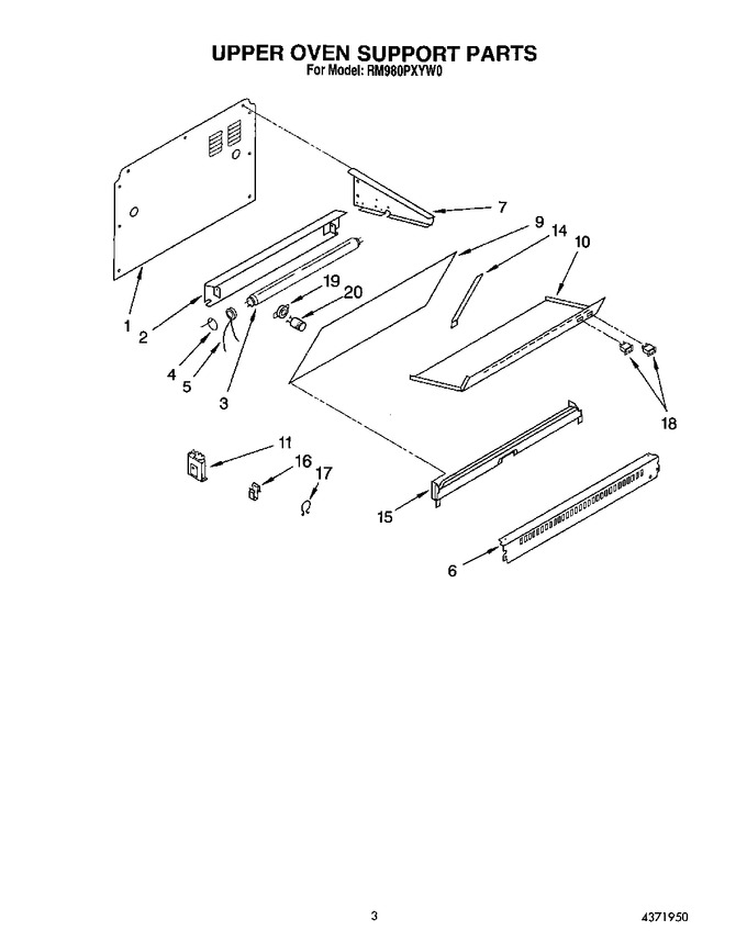 Diagram for RM980PXYW0