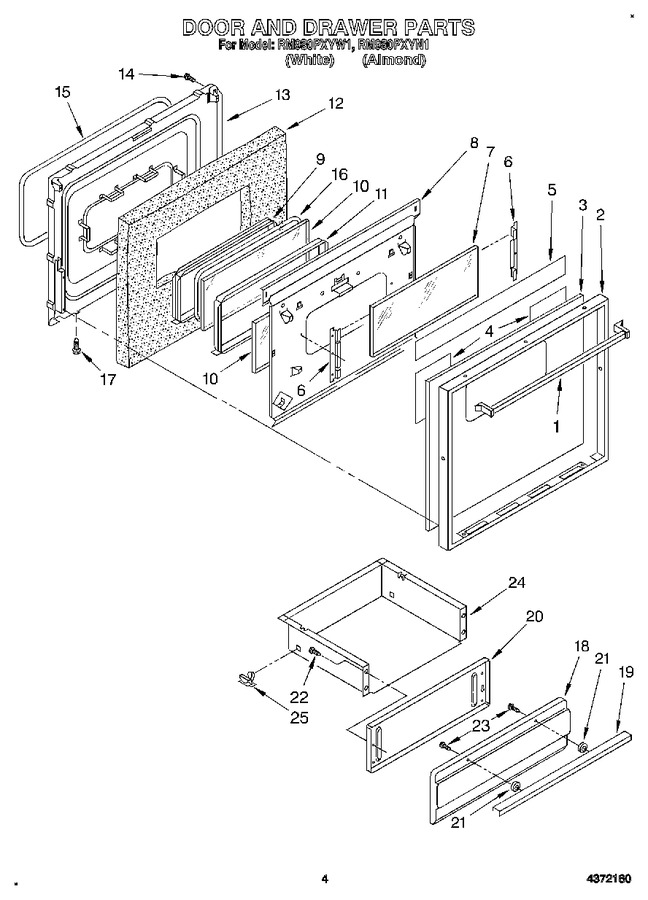 Diagram for RM980PXYW1