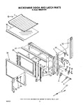 Diagram for 10 - Microwave Door And Latch, Optional