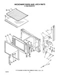 Diagram for 10 - Microwave Door And Latch, Optional