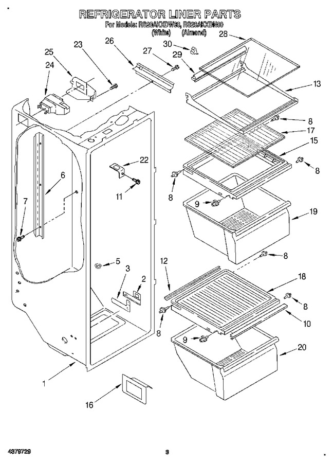 Diagram for RS20AKXDW00