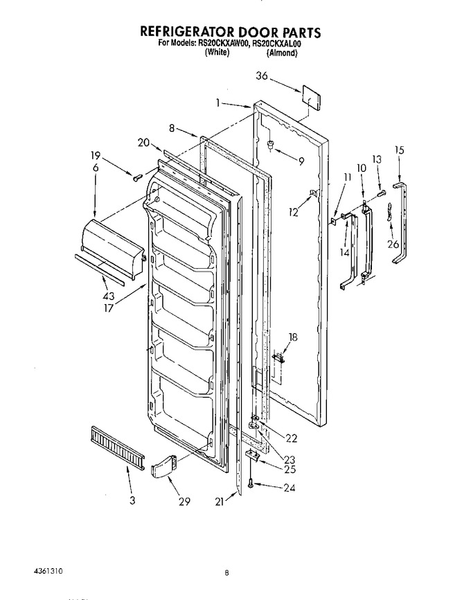 Diagram for RS20CKXAW00