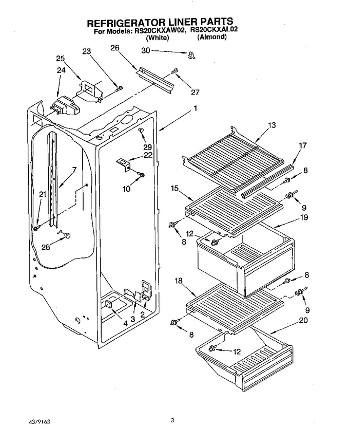 Diagram for RS20CKXAW02