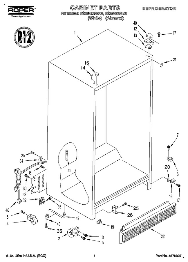 Diagram for RS20EKXBL00