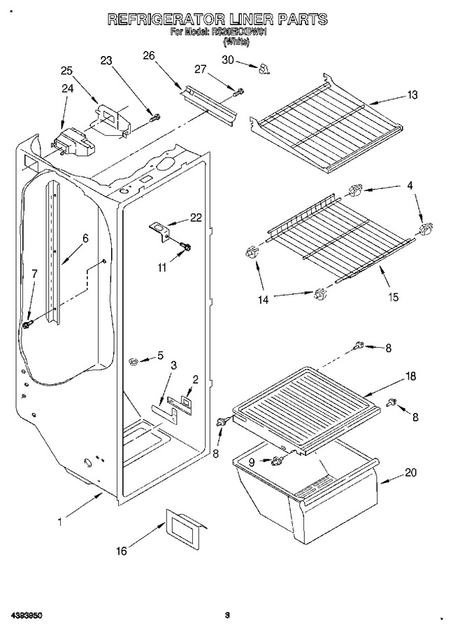 Diagram for RS20EKXDW01