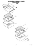 Diagram for 03 - Refrigerator Shelf Parts