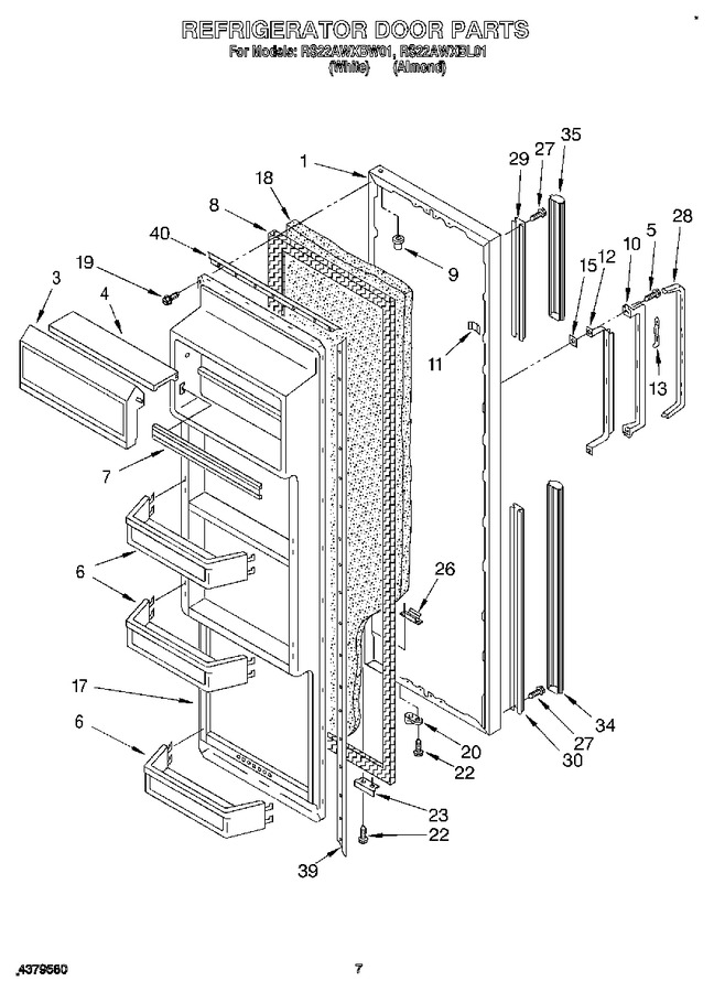 Diagram for RS22AWXBL01