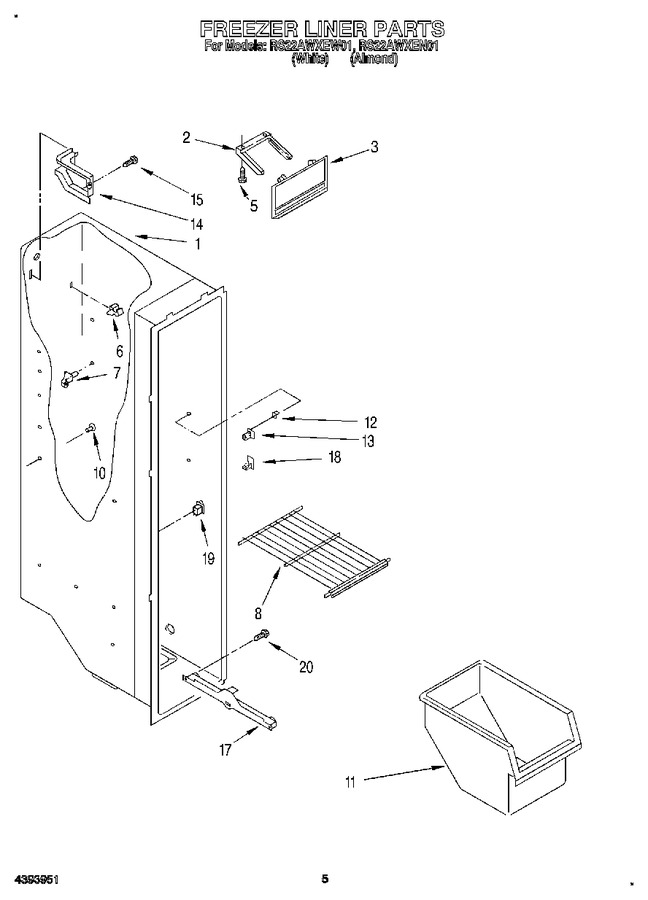 Diagram for RS22AWXEW01