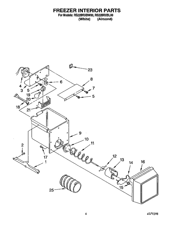 Diagram for RS22BRXBW00