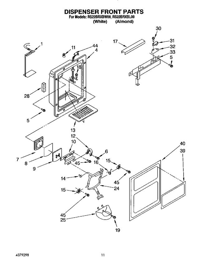 Diagram for RS22BRXBL00