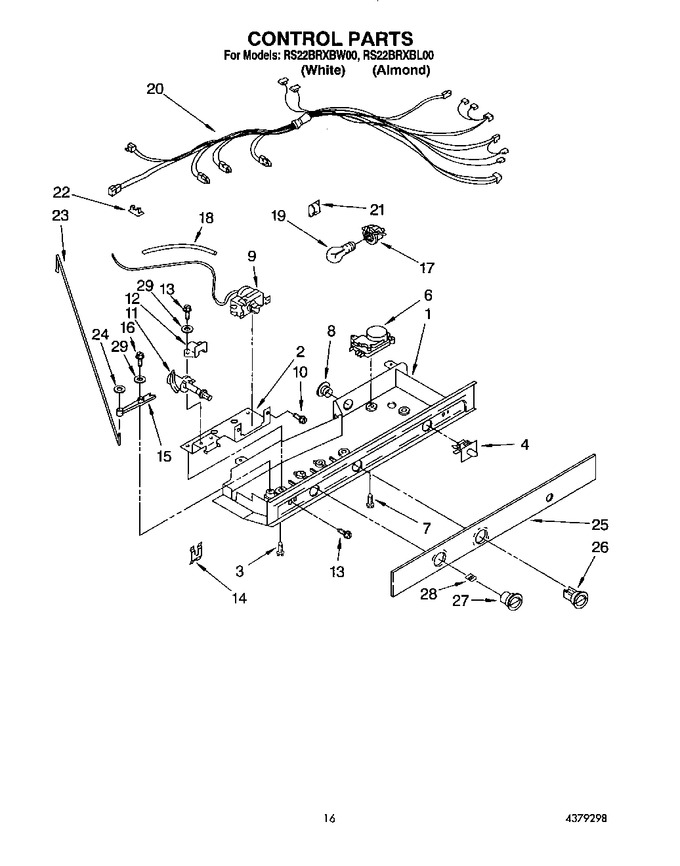 Diagram for RS22BRXBL00