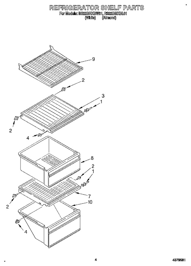 Diagram for RS22BRXBL01