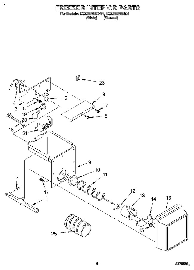 Diagram for RS22BRXBL01