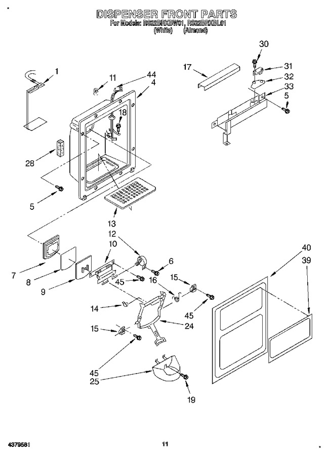 Diagram for RS22BRXBW01