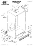 Diagram for 01 - Cabinet Parts