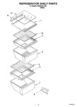 Diagram for 03 - Refrigerator Shelf Parts