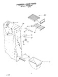 Diagram for 04 - Freezer Liner Parts