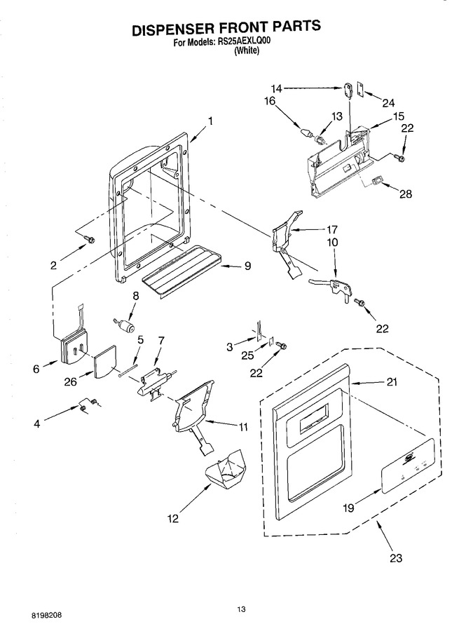 Diagram for RS25AEXLQ00