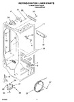 Diagram for 02 - Refrigerator Liner Parts