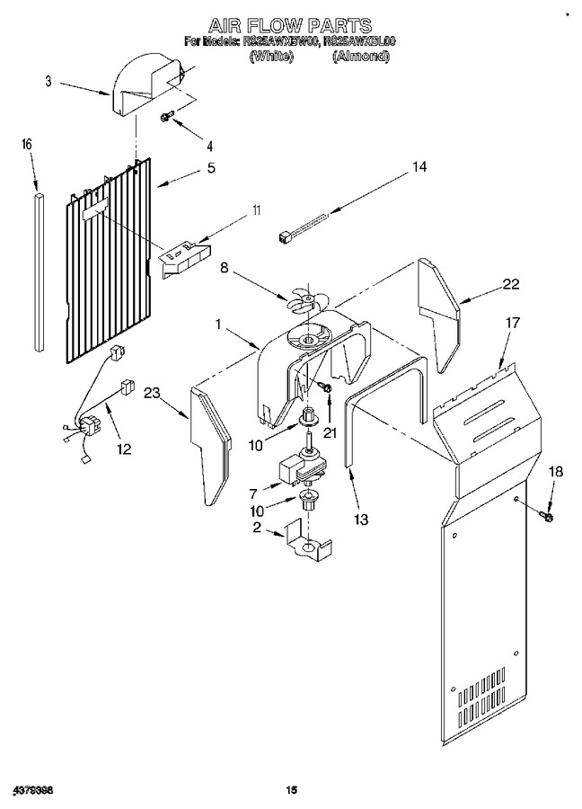 Diagram for RS25AWXBW00