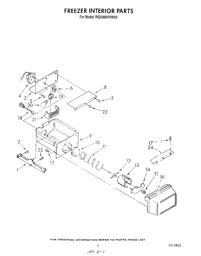 Diagram for RS25AWXVW00