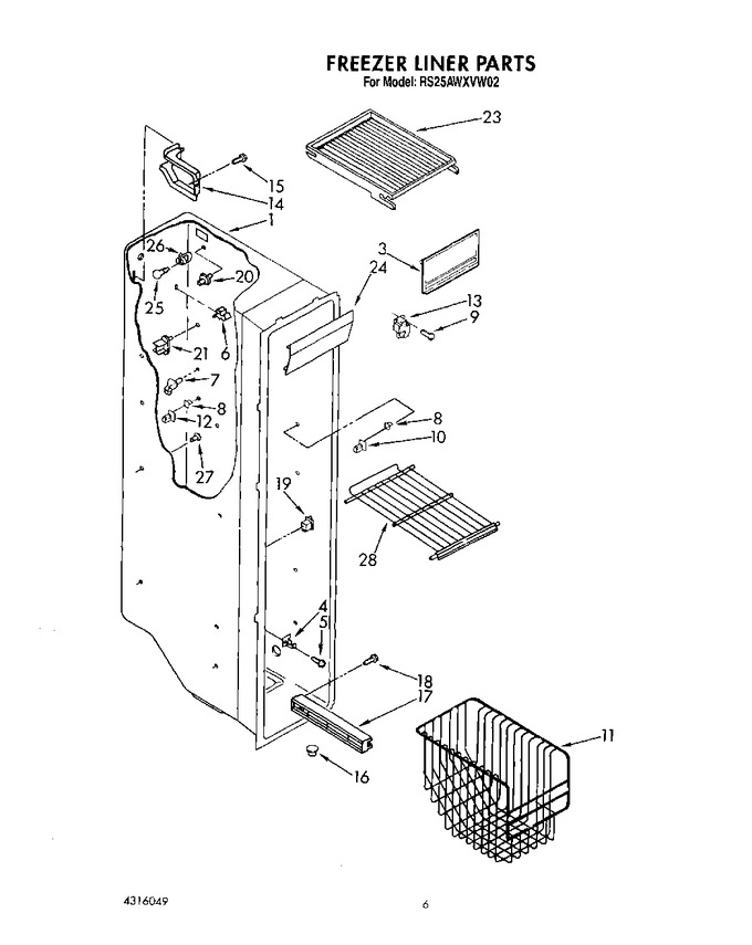 Diagram for RS25AWXVL02