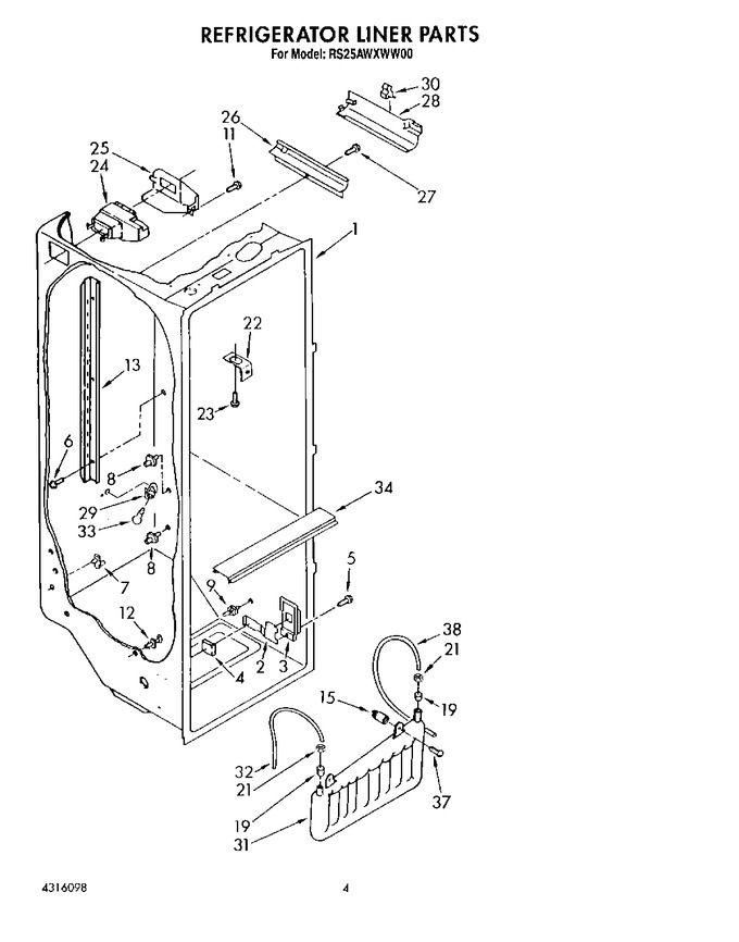 Diagram for RS25AWXWL00