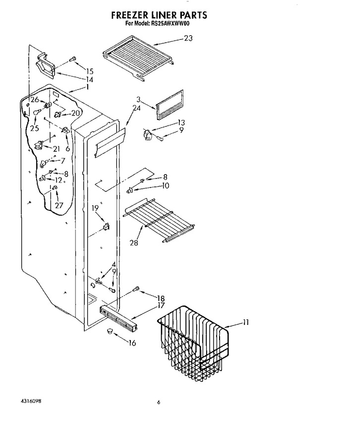 Diagram for RS25AWXWL00