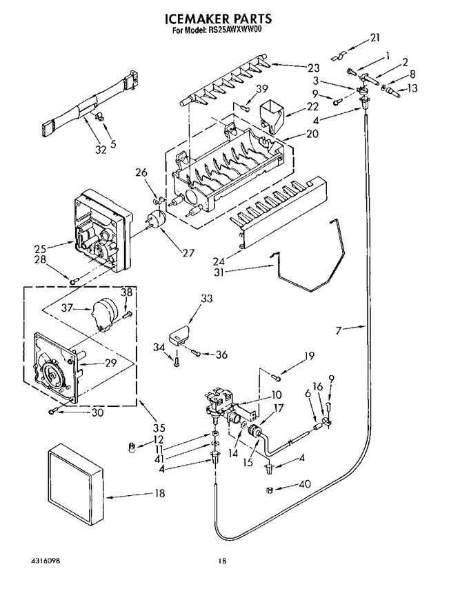 Diagram for RS25AWXWL00