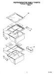 Diagram for 03 - Refrigerator Shelf Parts