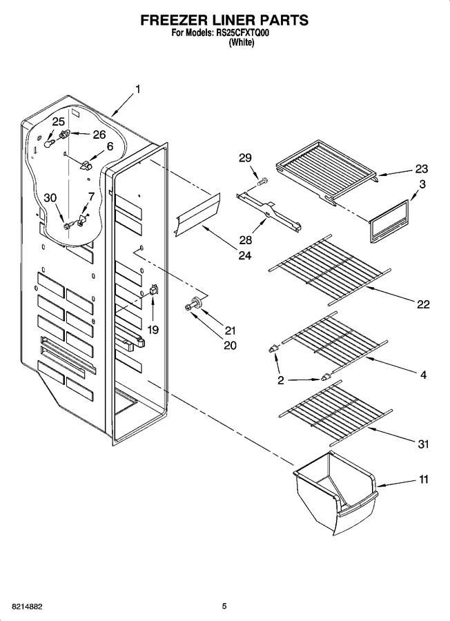 Diagram for RS25CFXTQ00