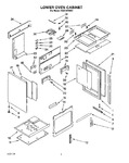 Diagram for 02 - Lower Oven Cabinet