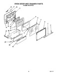 Diagram for 10 - Oven Door And Drawer