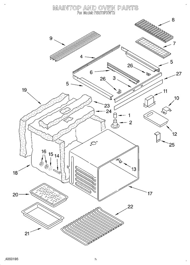 Diagram for RS373PXWT2