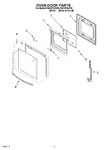 Diagram for 04 - Oven Door Parts