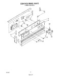 Diagram for 02 - Control Panel , Cooktop