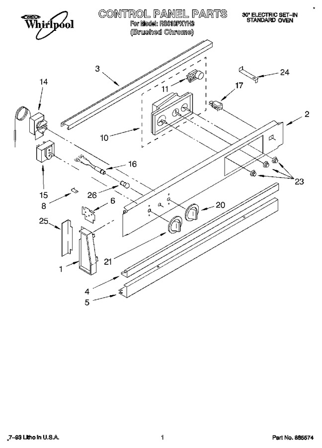 Diagram for RS610PXYH3