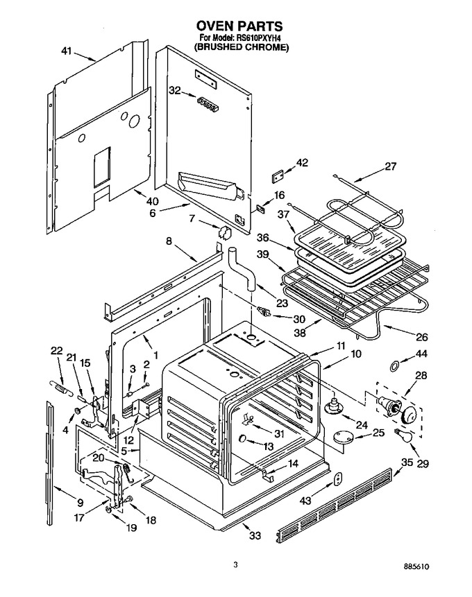 Diagram for RS610PXYH4