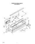 Diagram for 02 - Control Panel, Lit/optional