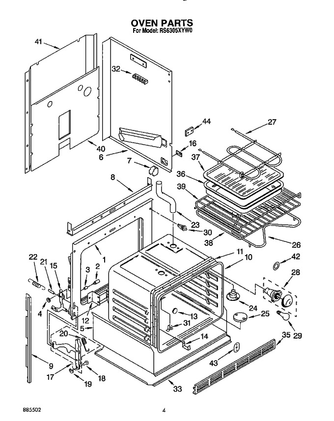 Diagram for RS6305XYW0