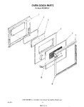 Diagram for 05 - Oven Door , Lit/optional